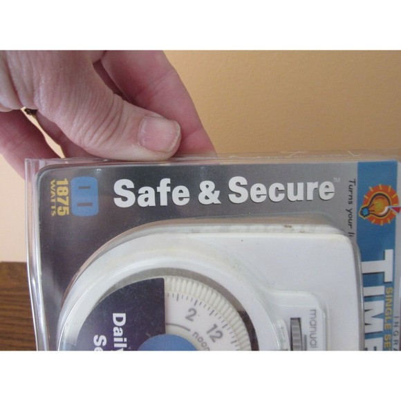 Ingraham Single Setting Timer Wall Outlet Timer Safe & Secure 1875 Watts New - Picture 6 of 6